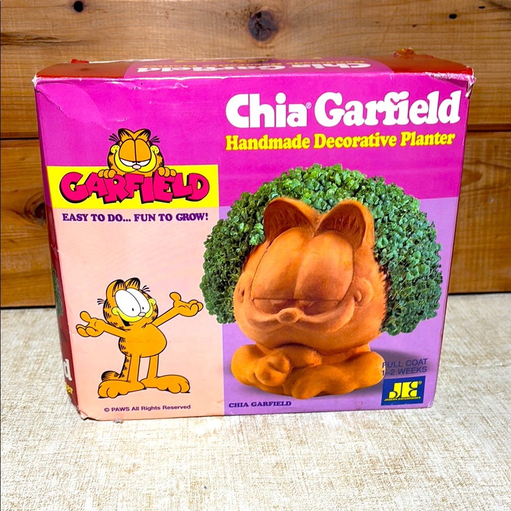 Garfield Handmade Decorative Planter - Orange and Green